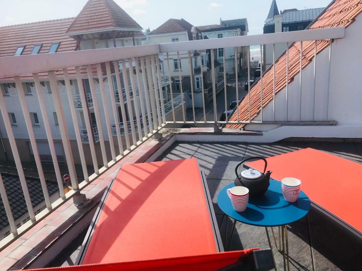 شقة ويميرو  في La Terrasse Vue Mer Du 42 Ferber, Plein Sud Wifi المظهر الخارجي الصورة
